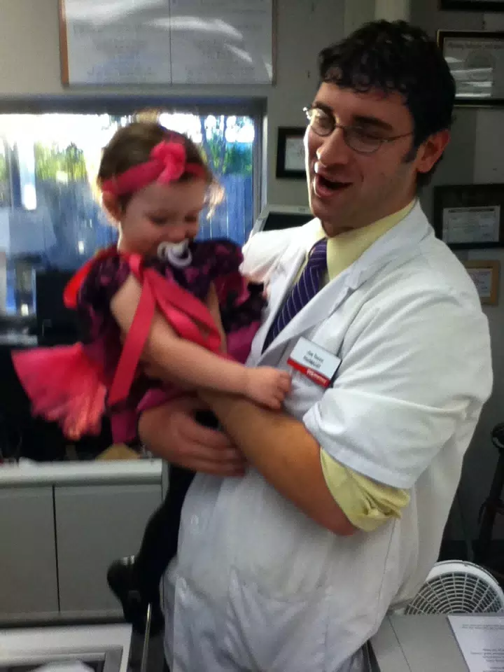 Liesl Visiting Uncle JoeI