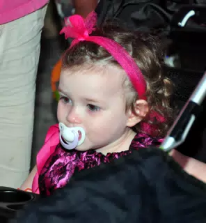Liesl Preparing to Begin Halloween Festivities