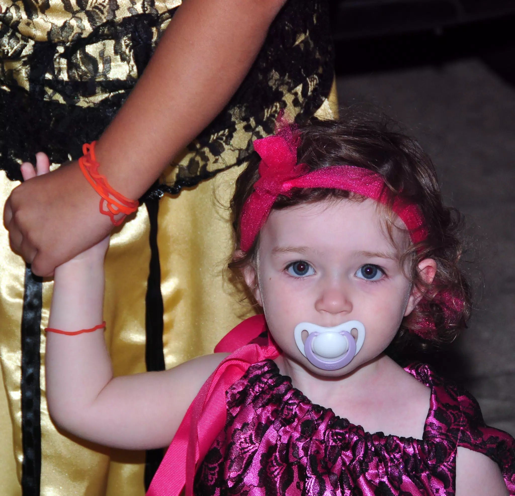 Liesl Preparing to Trick or Treat