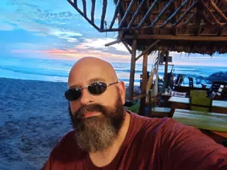 Selfie in the Restaurant