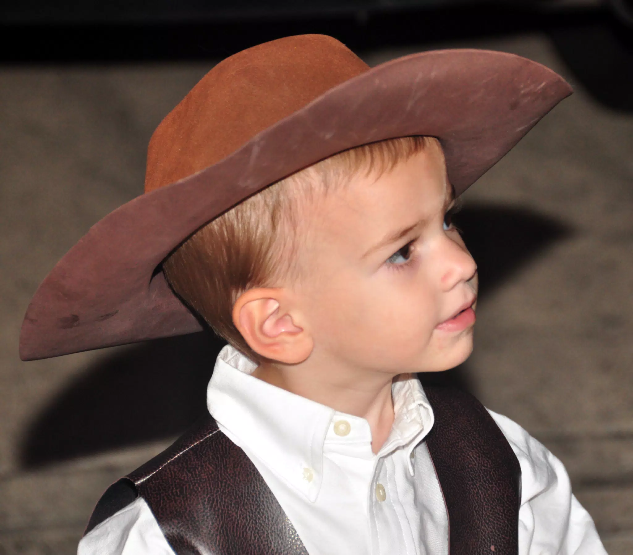 Garrett in His Cowboy Hat