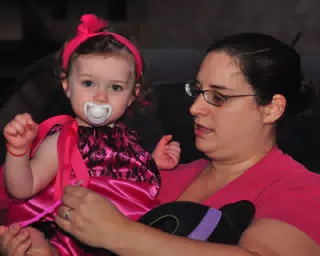 Liesl and Dominica at Halloween