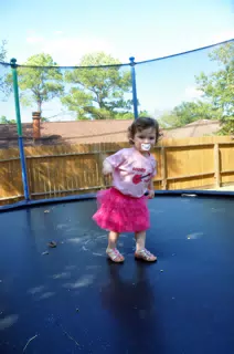 Liesl Loves the Trampoline