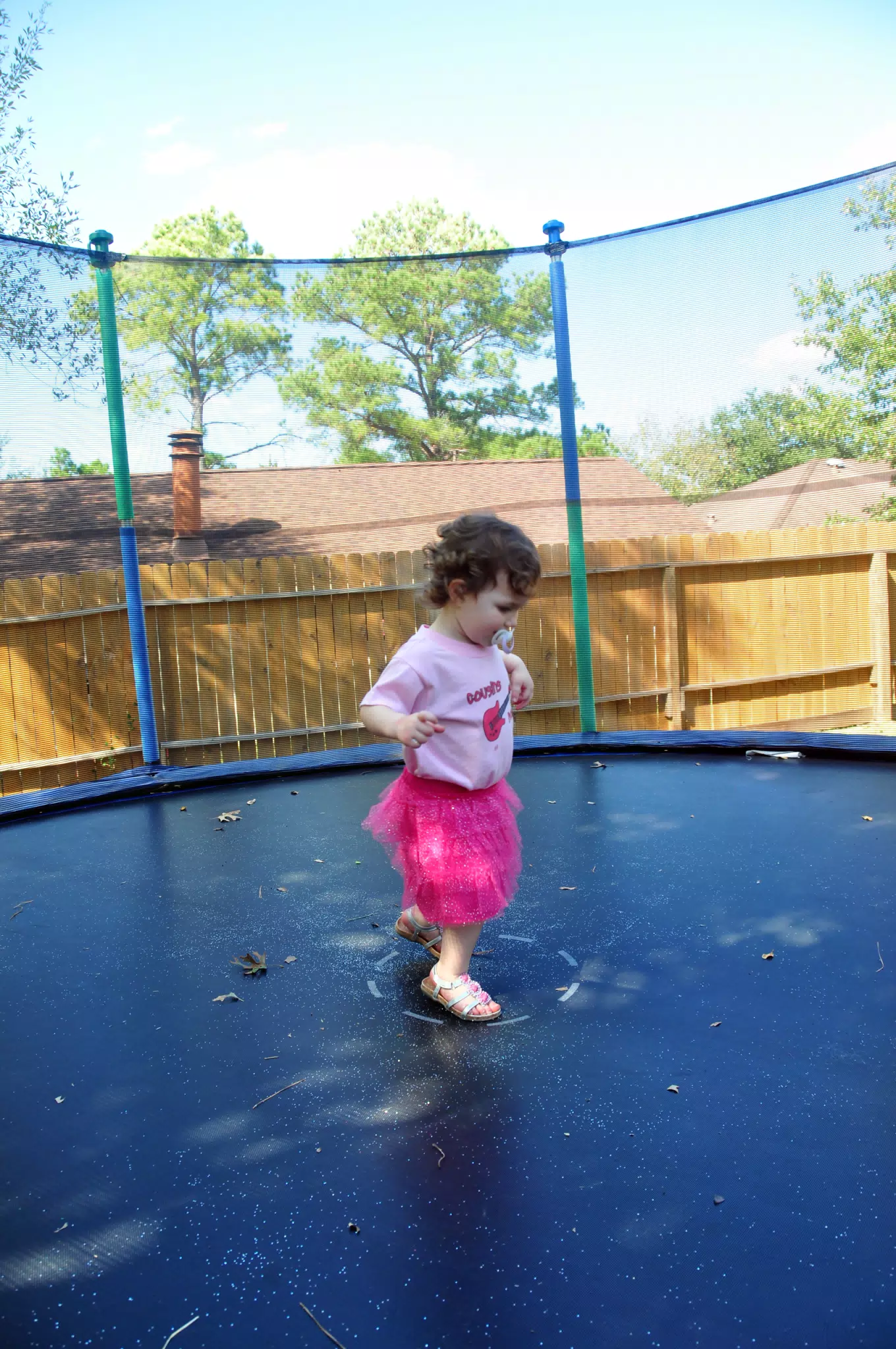 Liesl on Trampoline