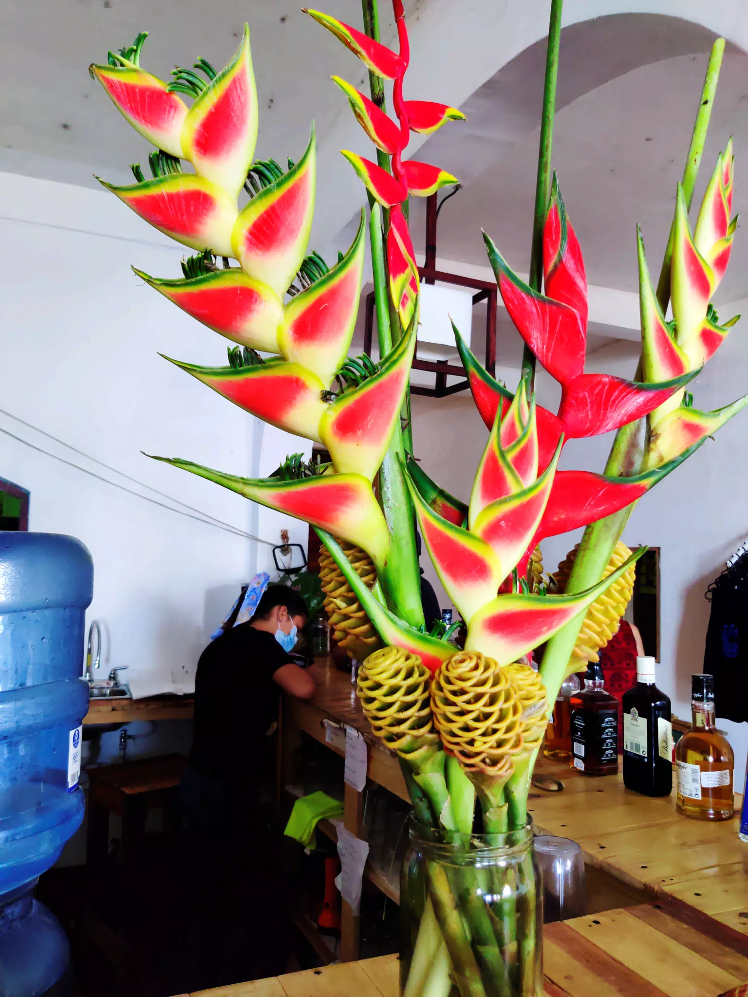 New Flowers on the Bar