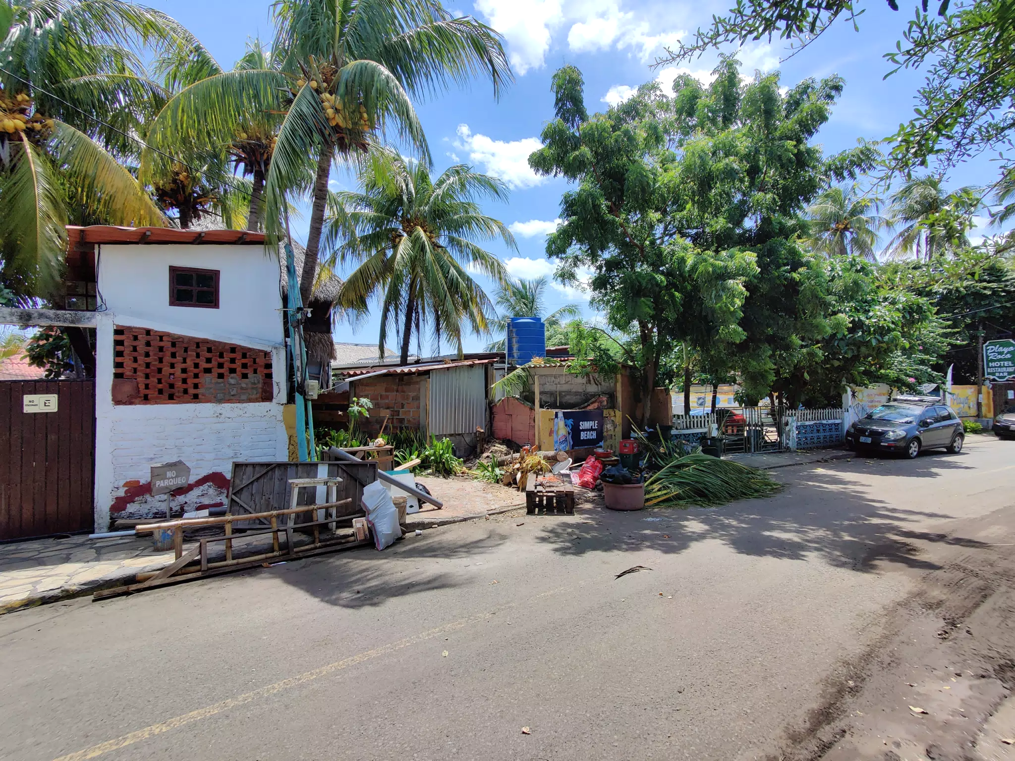 Construction on The Simple Beach Lodge