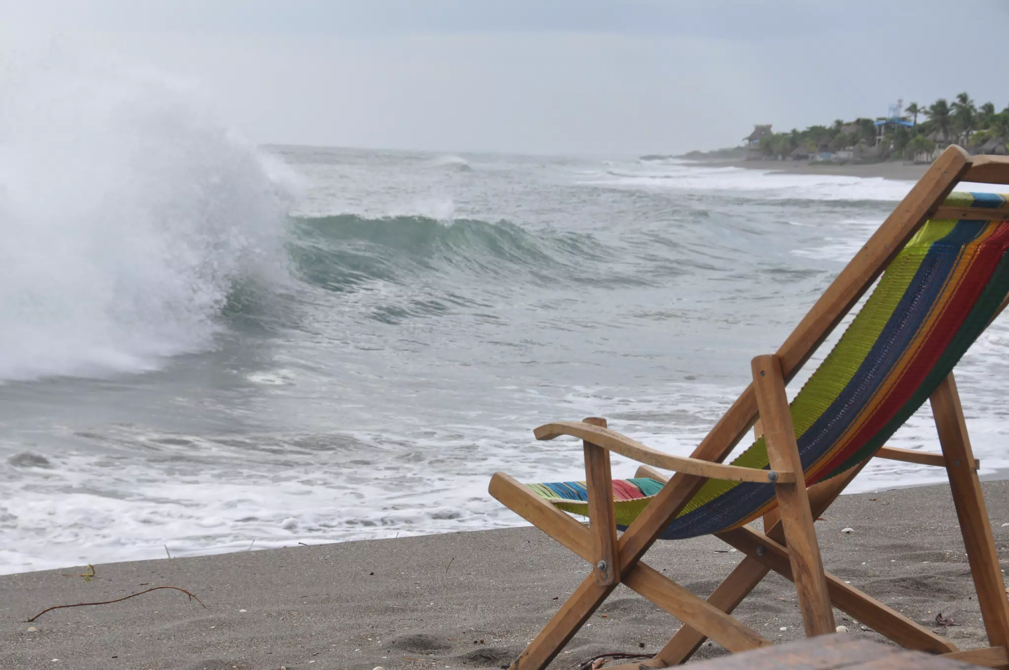 Chair and Wave - Las Penitas Photowalk Aug 9 2021
