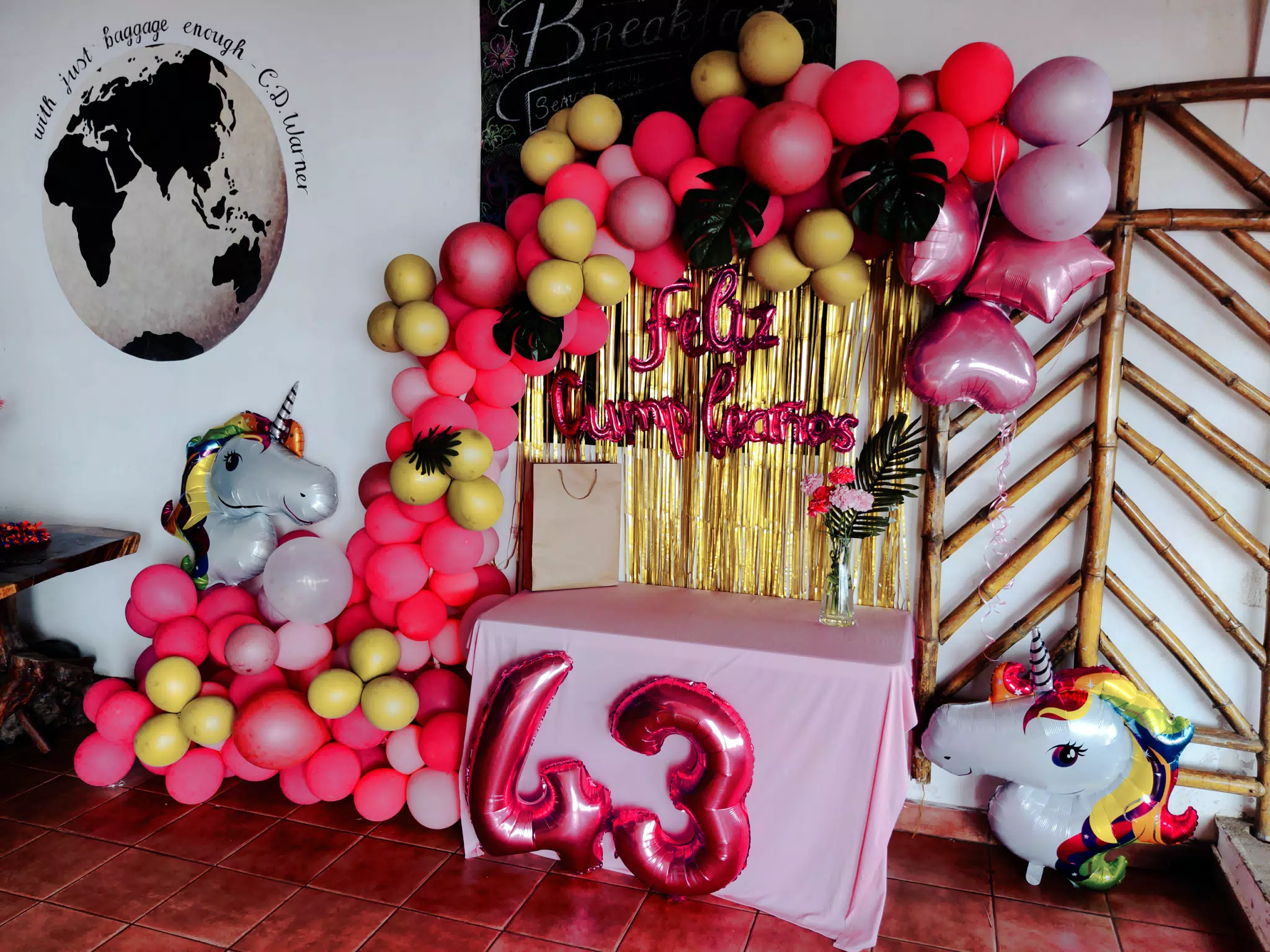 Birthday Table for Dominica