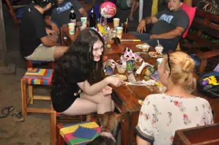 Liesl in Deep Discussion