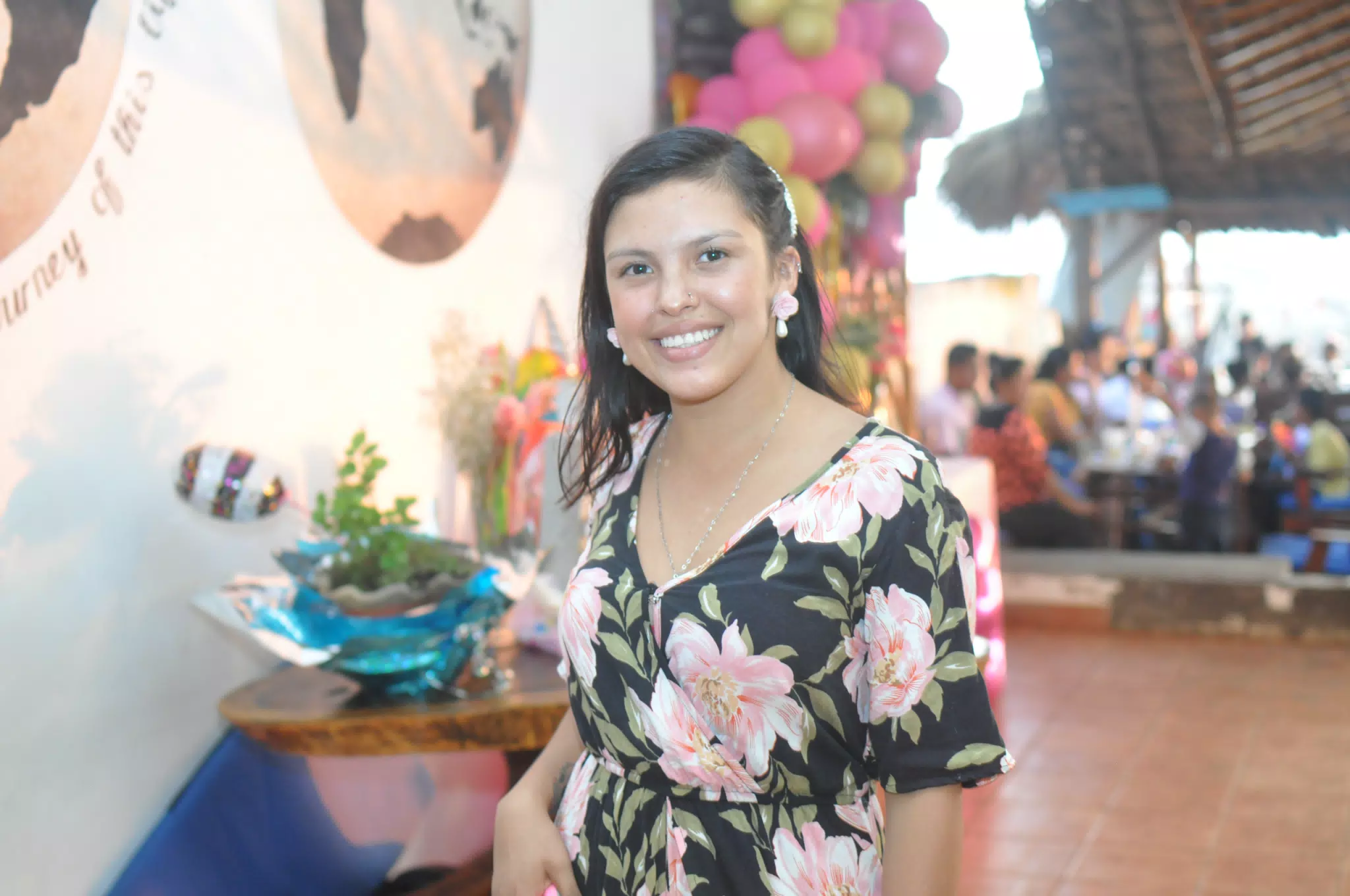 Ingrid Arriving at La Fiesta