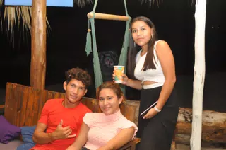 Erica and Michellez at Party