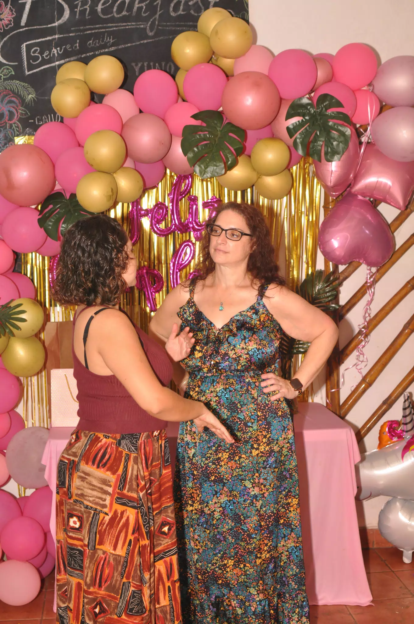 Ivonne Talking to Dominica