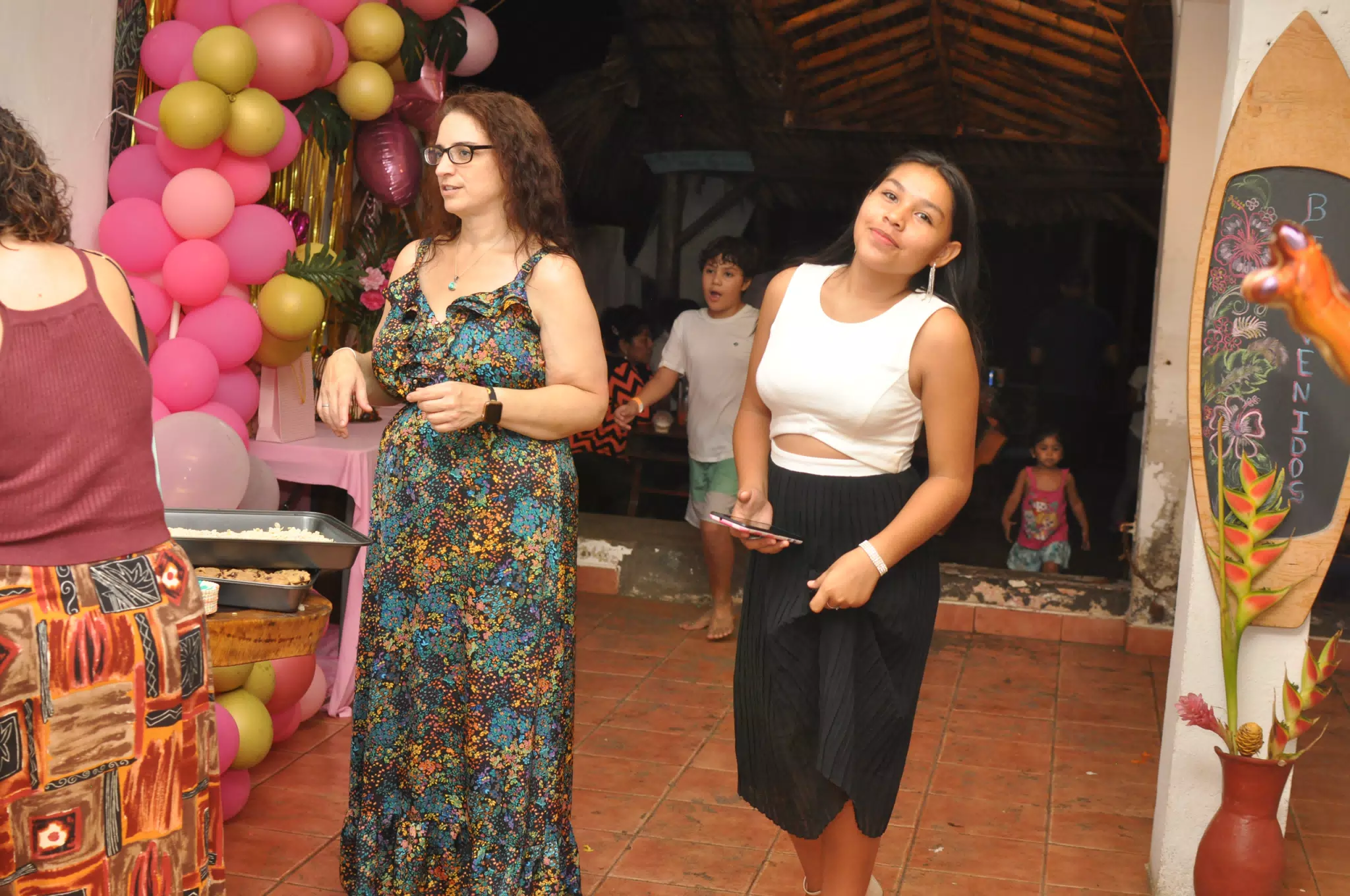 Michellez Posing at Party