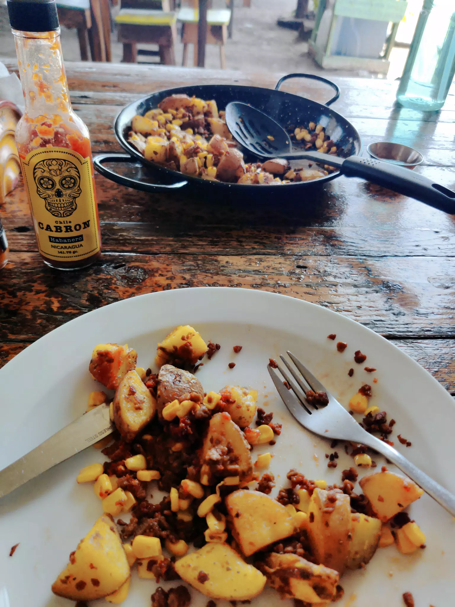 Vegetarian Hash with Habernero
