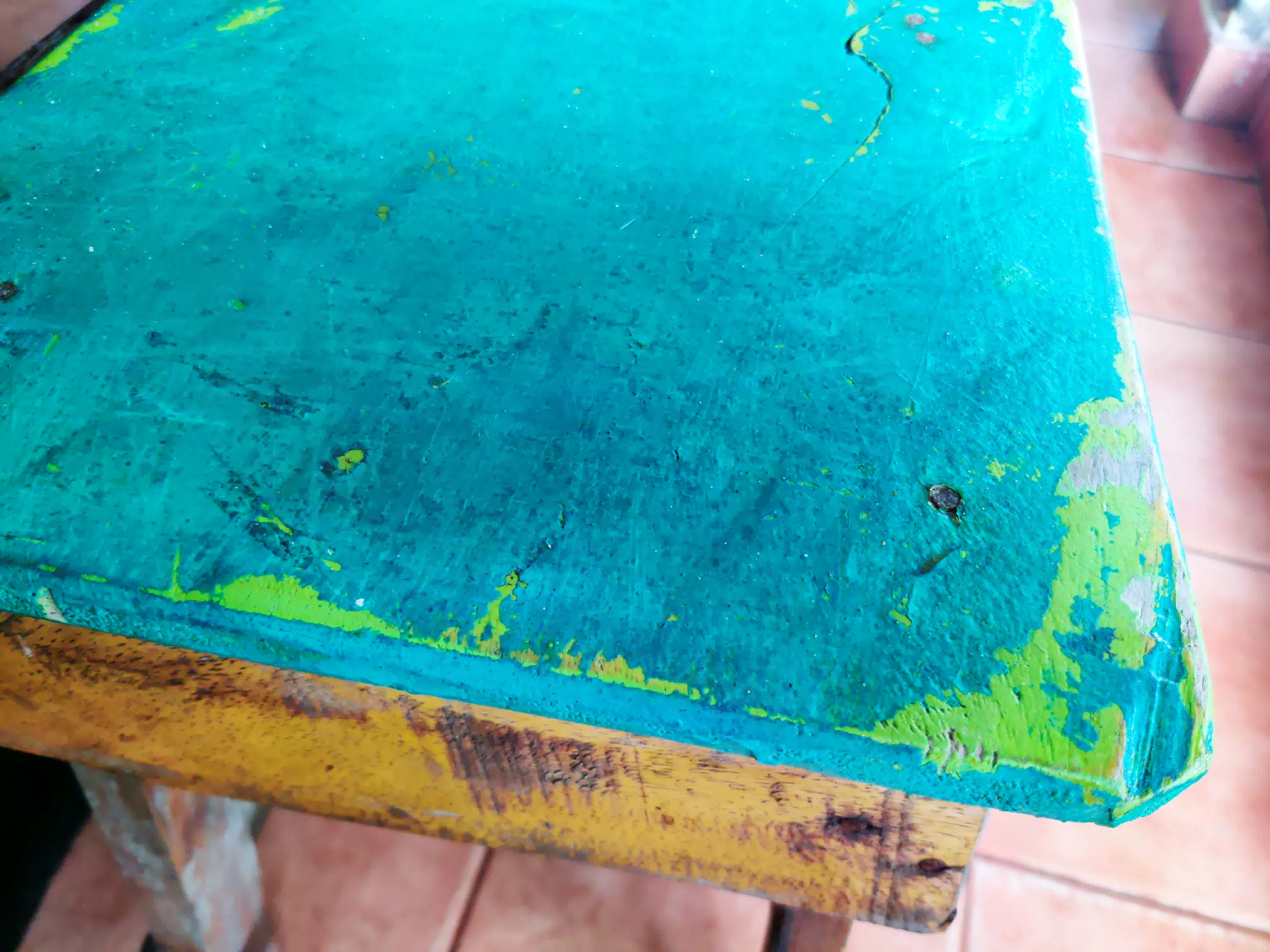 Colorful Central American Stool