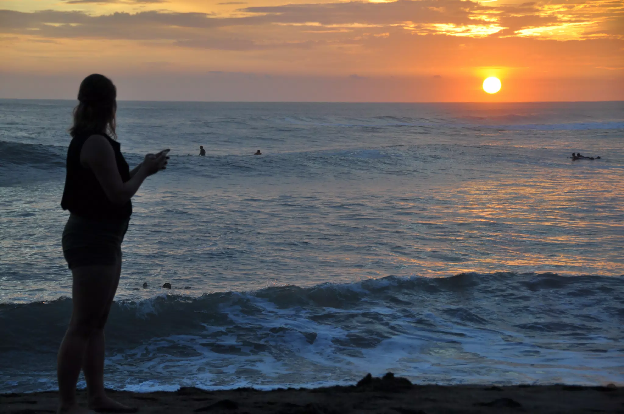 Girl Looking at Sunset (Ivonne)