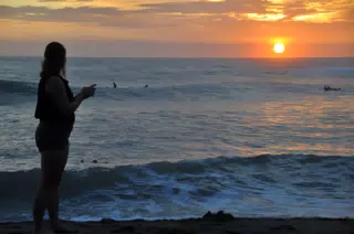 Girl Looking at Sunset (Ivonne)