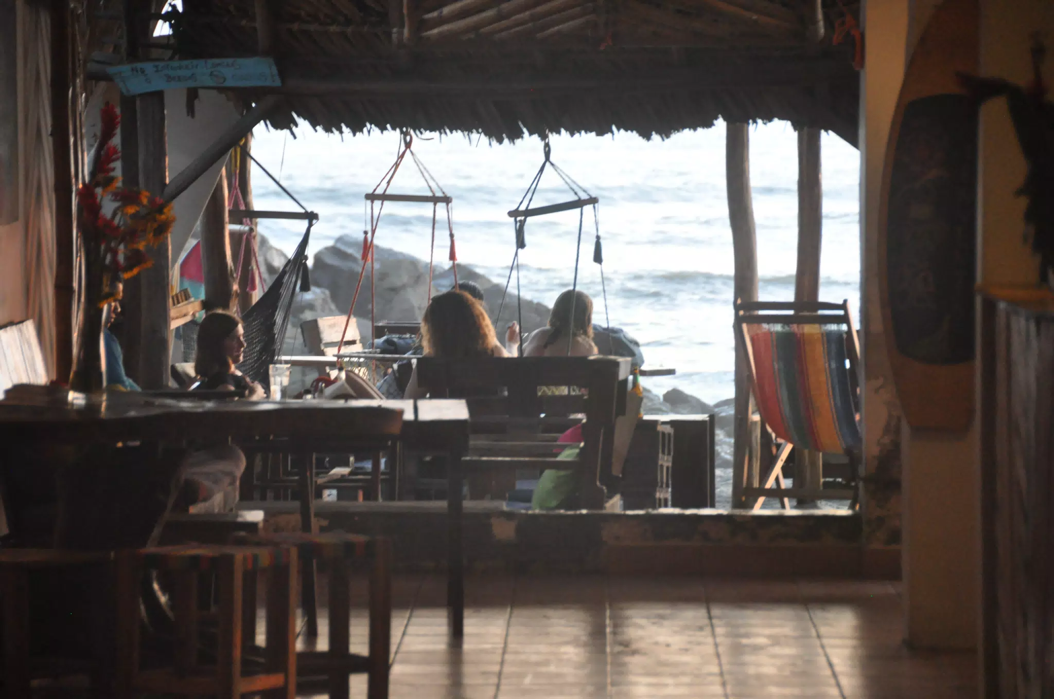 Customers in the Simple Beach Lodge
