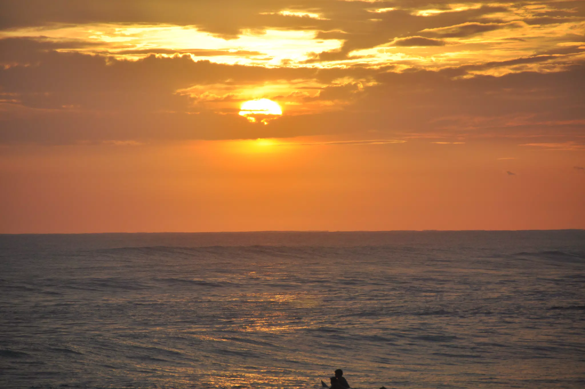 Sunset at Las Peñitas Beach