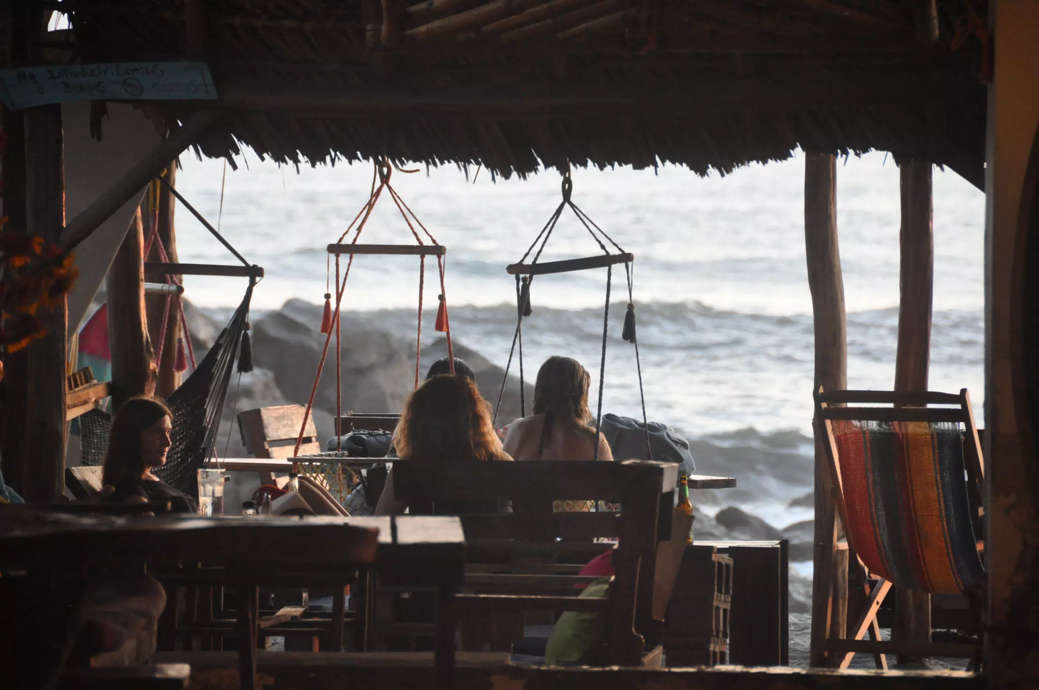 People in Pacific Waterfront Restaurant