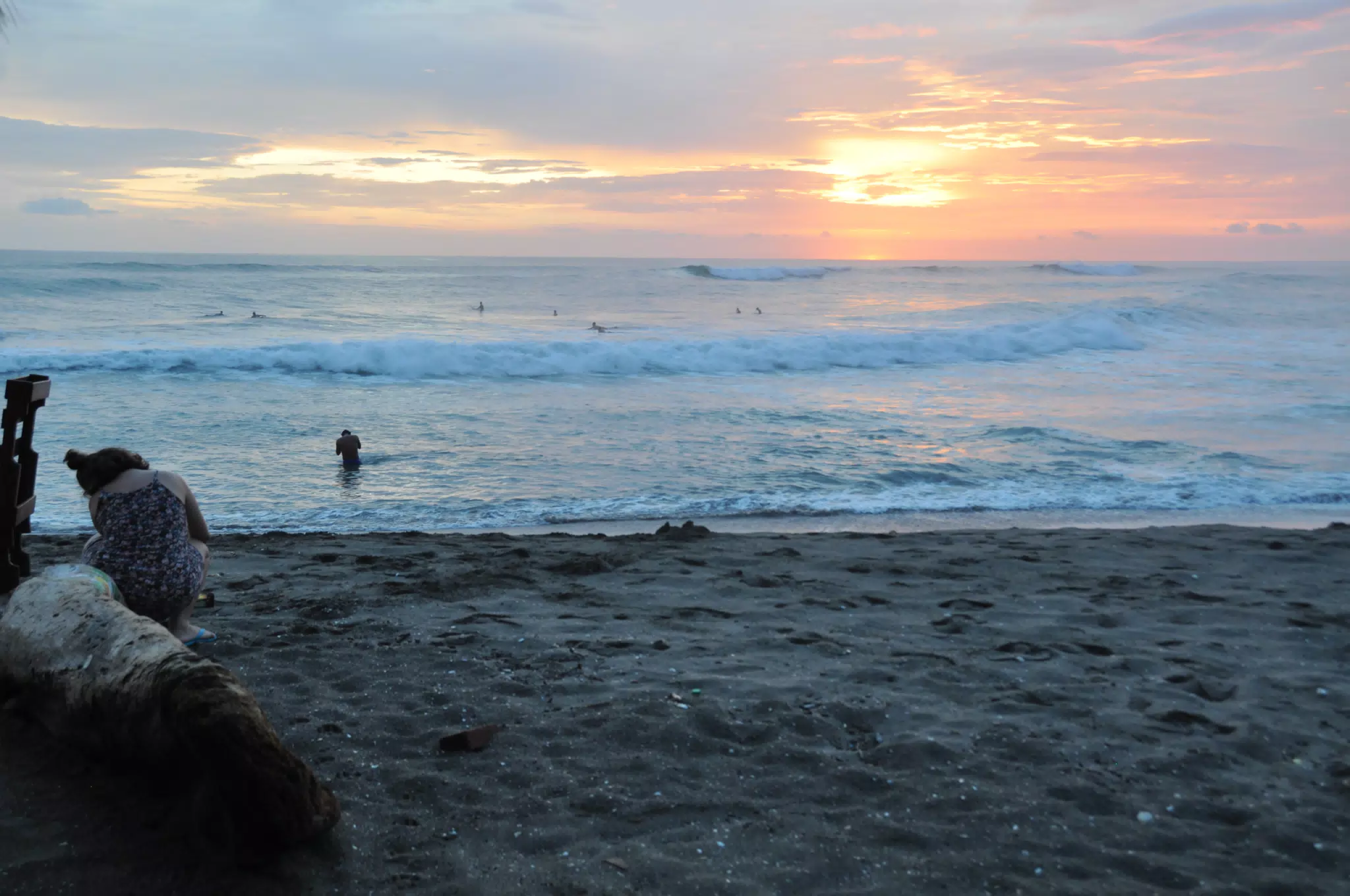 Las Peñitas, Nicaragua Sunset over Pacific Ocean