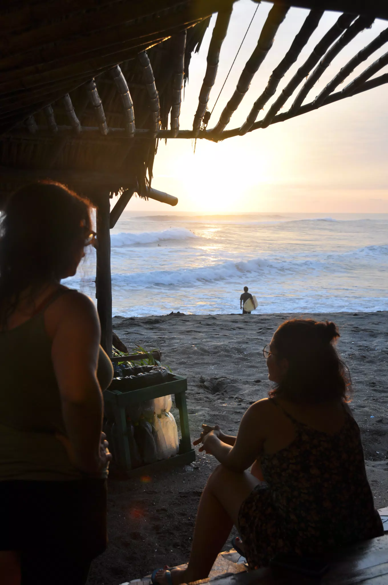 Dominica & Ivonne in Sunset Silhouette