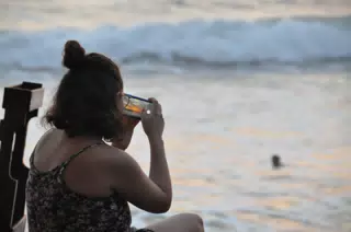 Photographing the Sunset