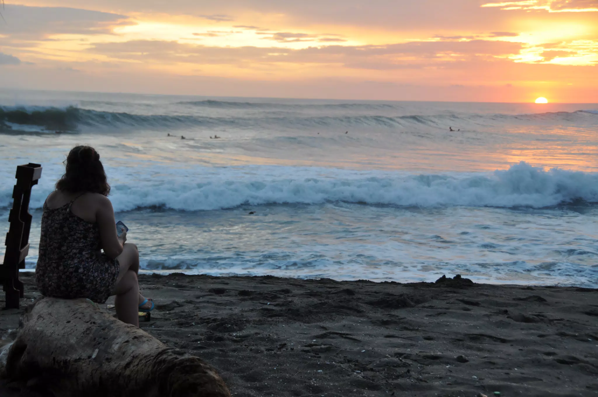 Ivonne Watching the Sunset