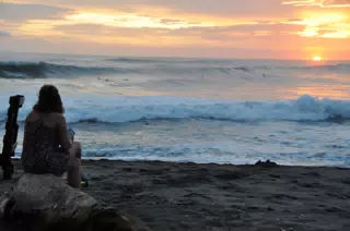 Ivonne Watching the Sunset