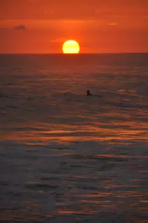 Sunset on the Pacific Ocean in Nicaragua