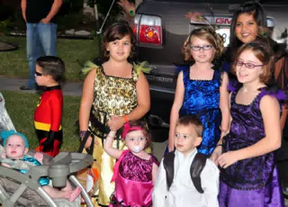The Halloween Crew Getting Ready