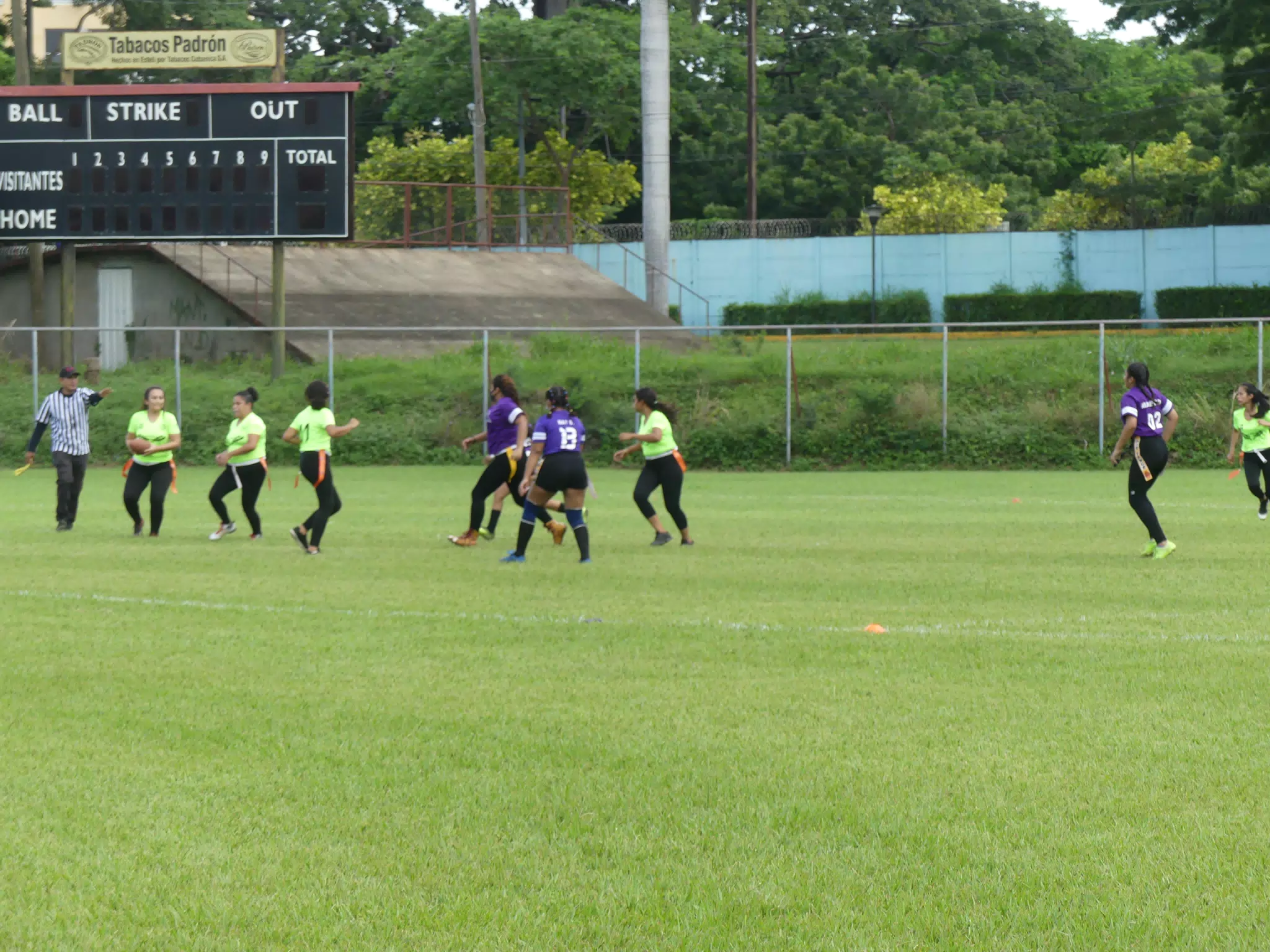 Managua Lady Eagles American Flag Football