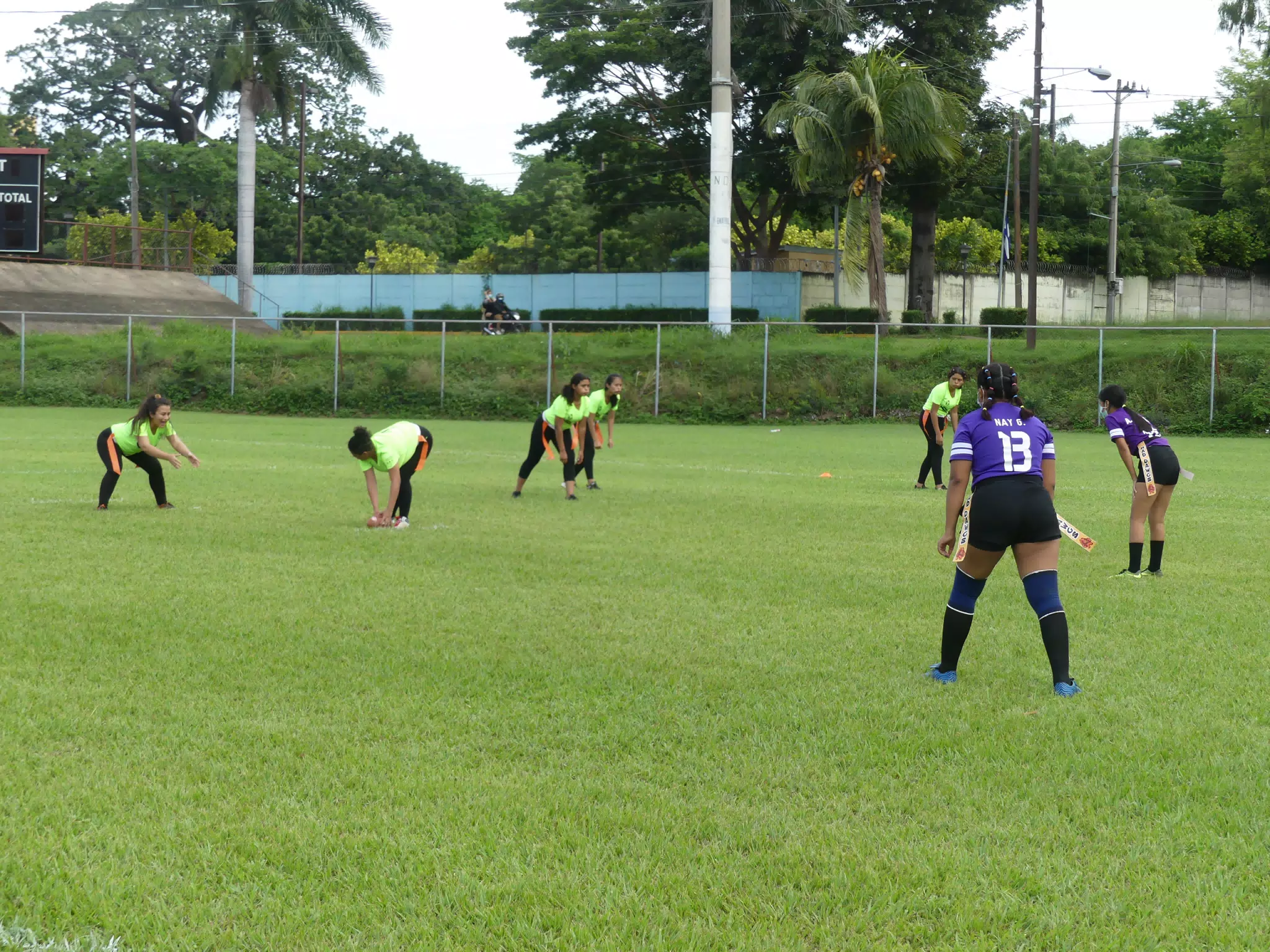 Managua Lady Eagles American Flag Football