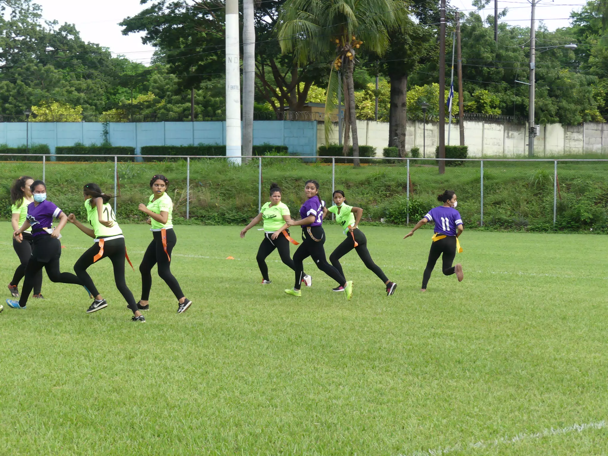 Managua Lady Eagles American Flag Football
