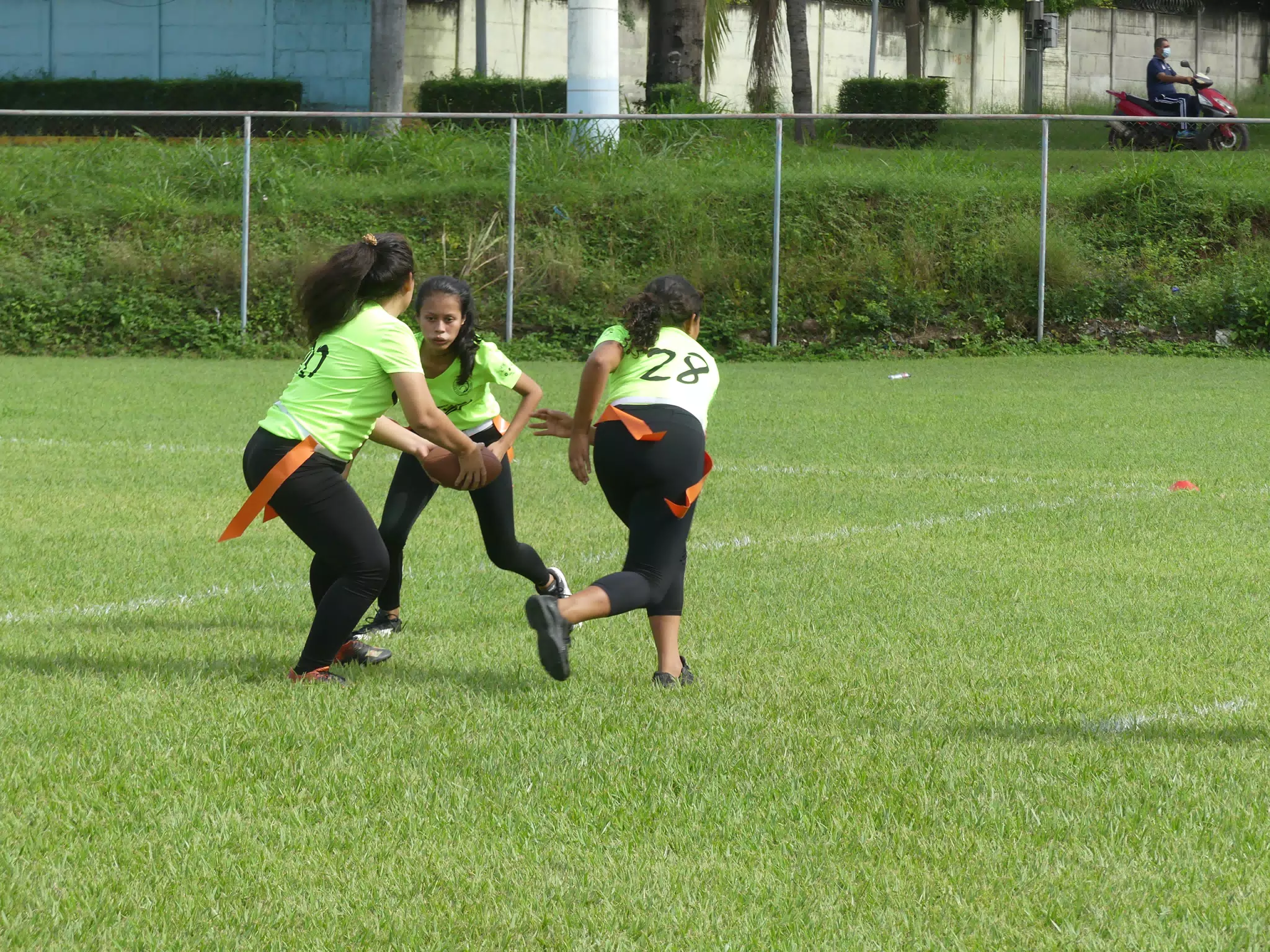 Managua Lady Eagles American Flag Football
