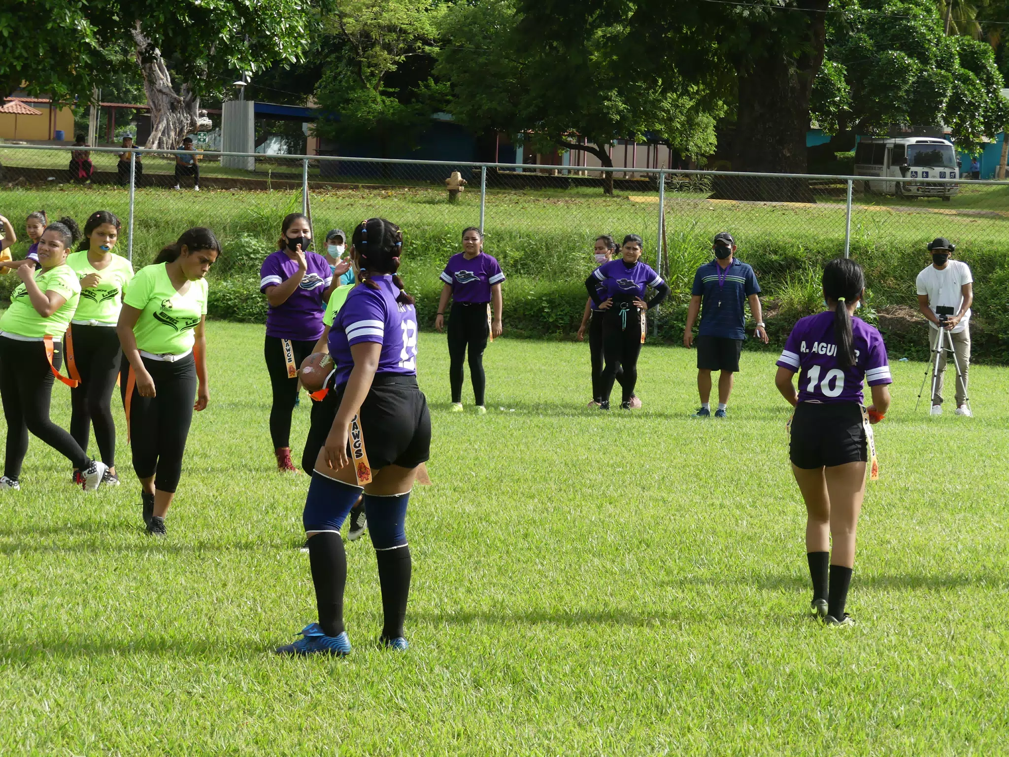 Managua Lady Eagles American Flag Football