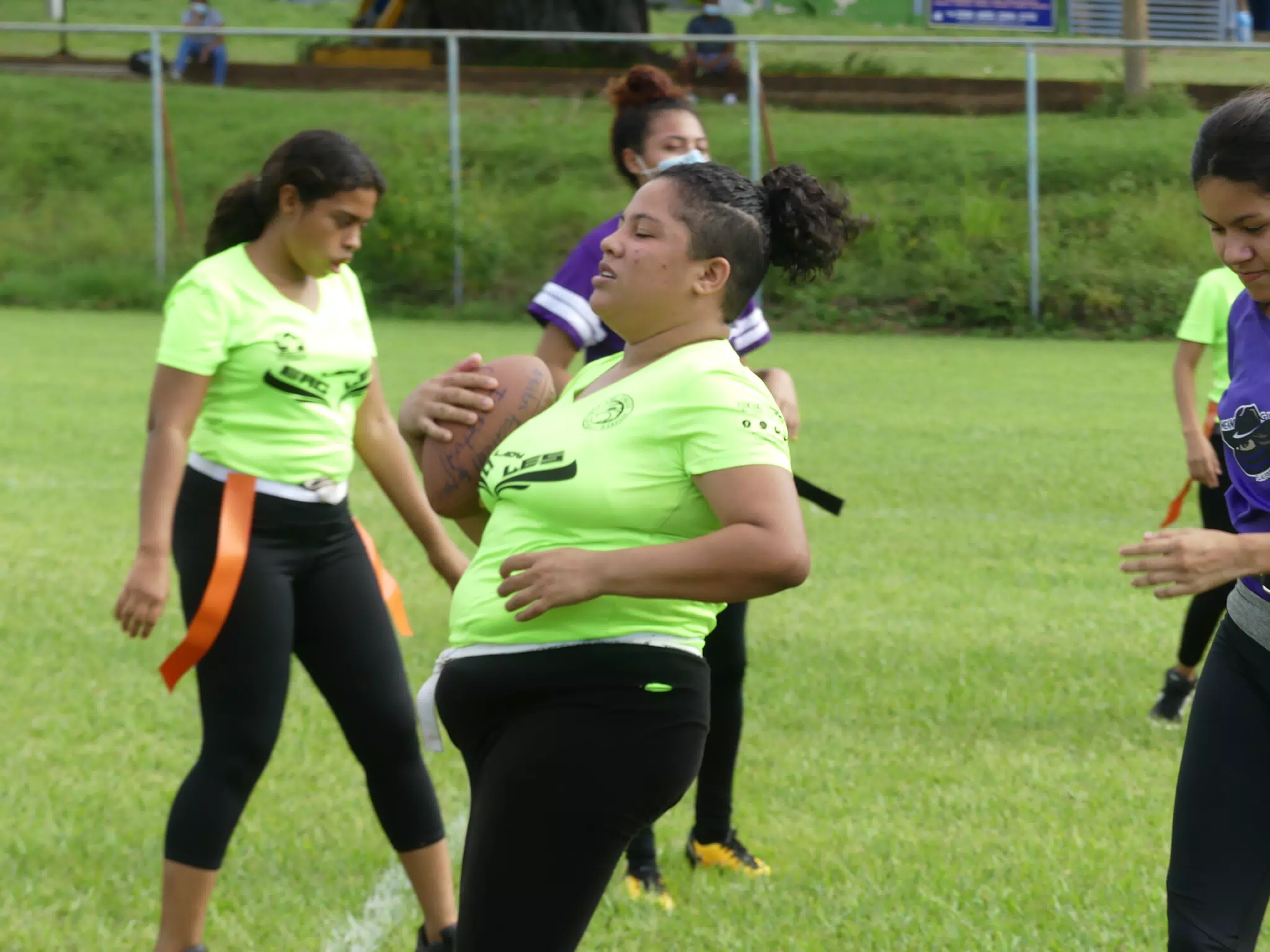 Managua Lady Eagles American Flag Football