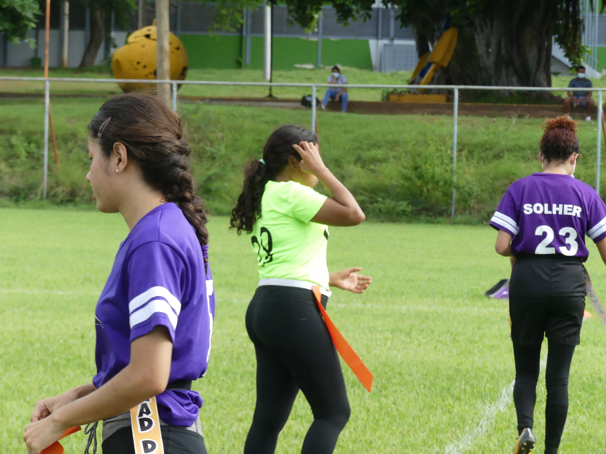 Managua Lady Eagles American Flag Football