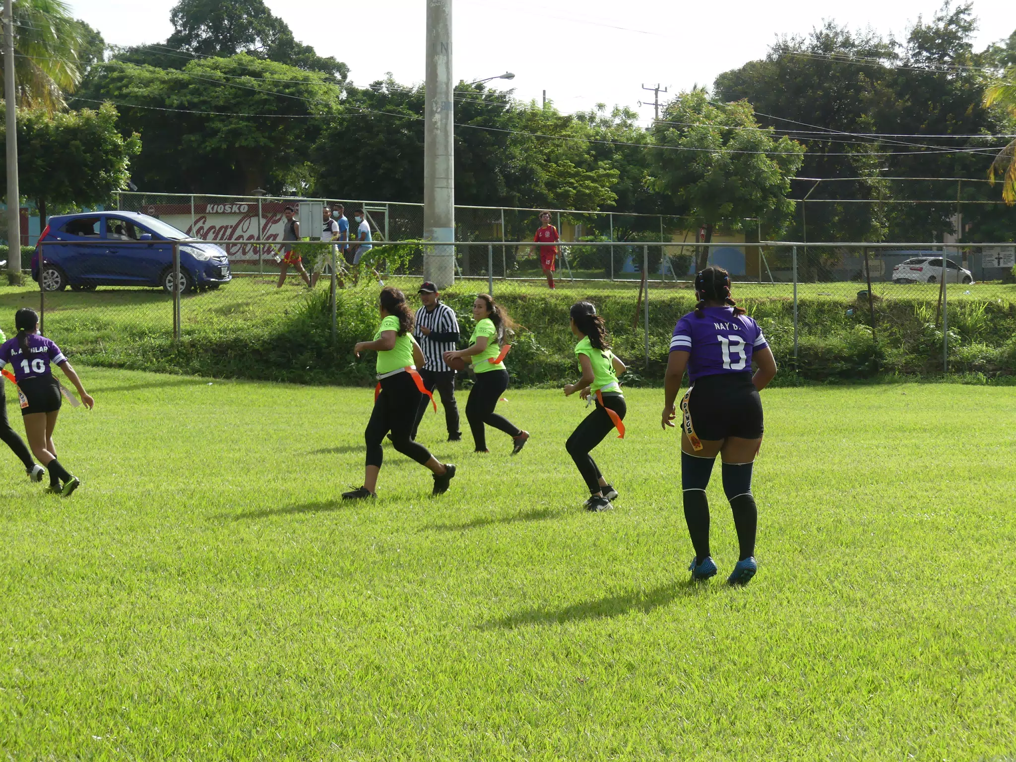 Managua Lady Eagles American Flag Football