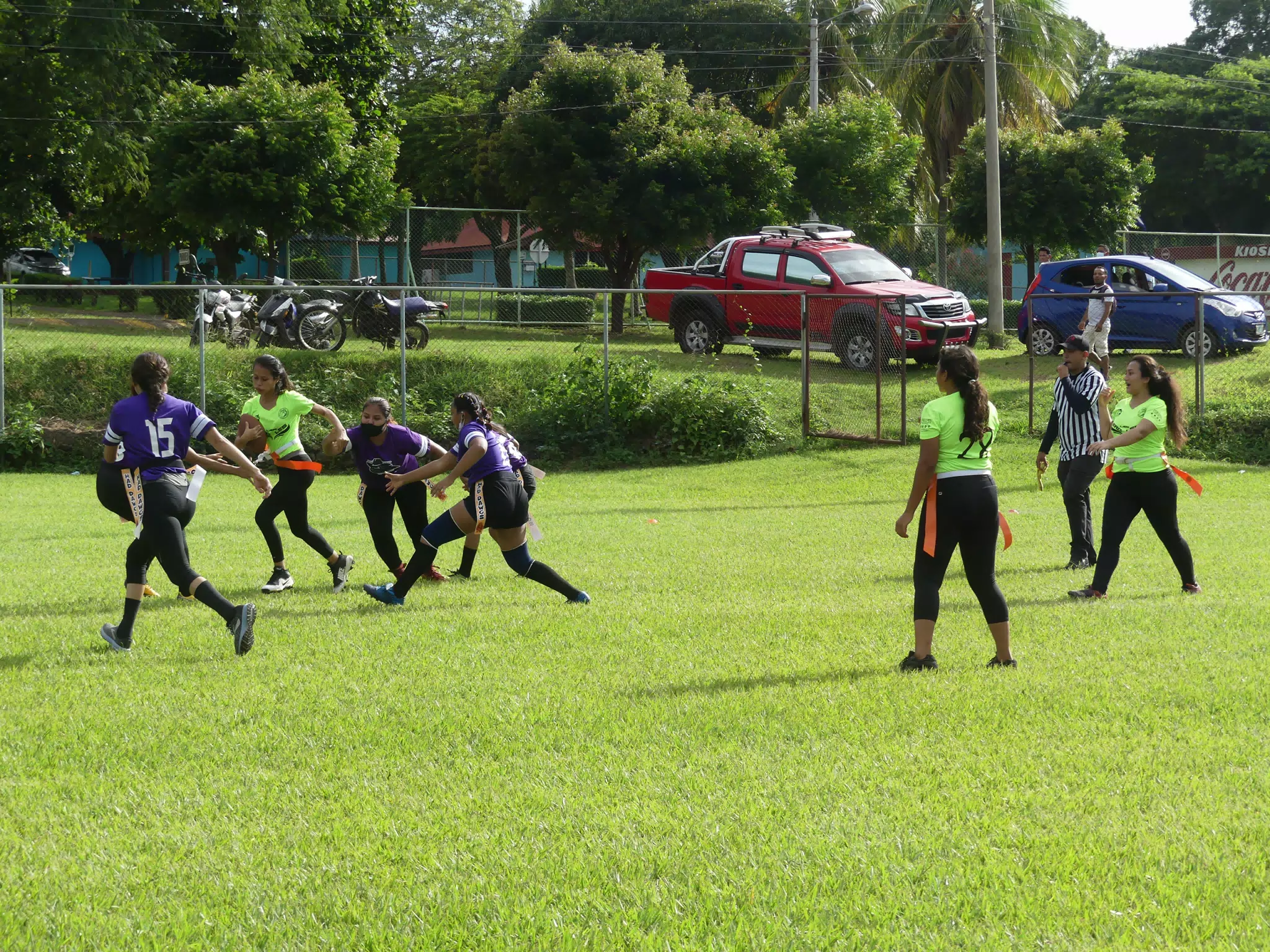 Managua Lady Eagles American Flag Football