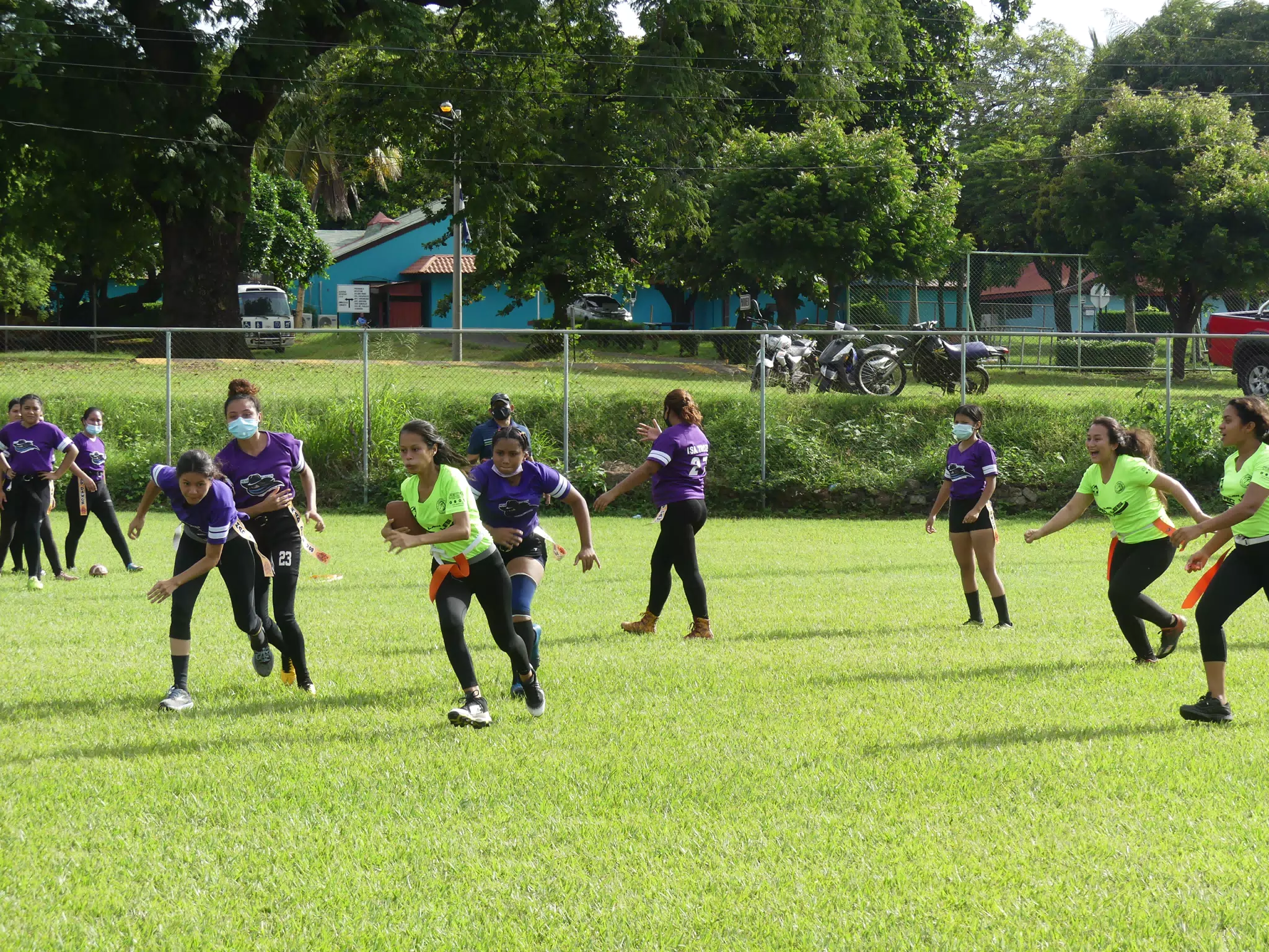 Managua Lady Eagles American Flag Football