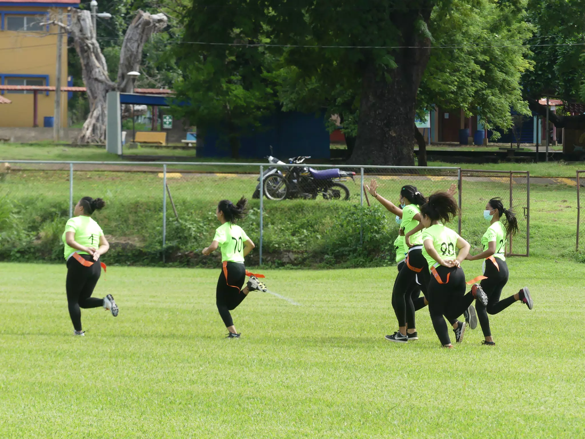 Managua Lady Eagles American Flag Football