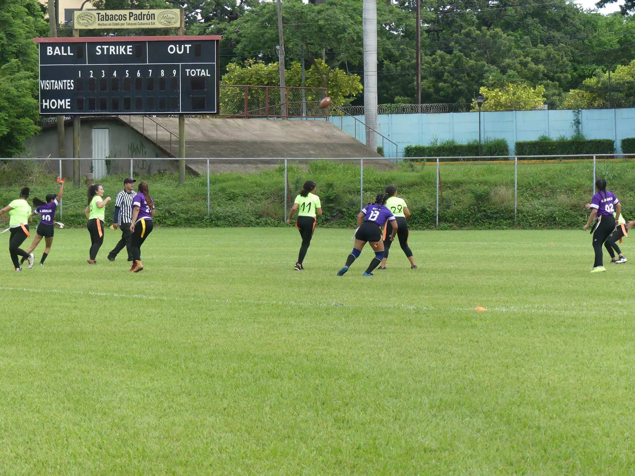 Managua Lady Eagles American Flag Football