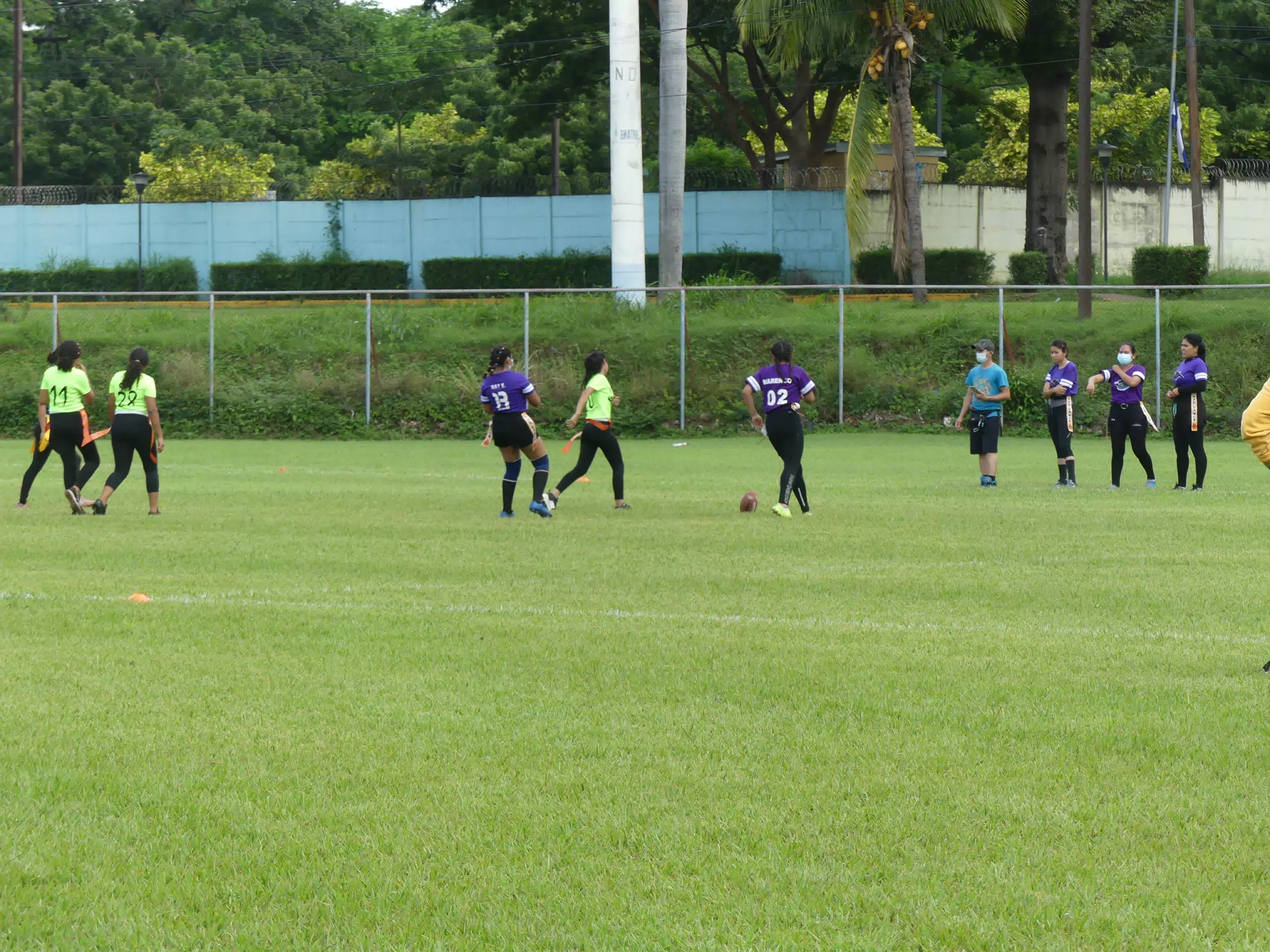 Managua Lady Eagles American Flag Football