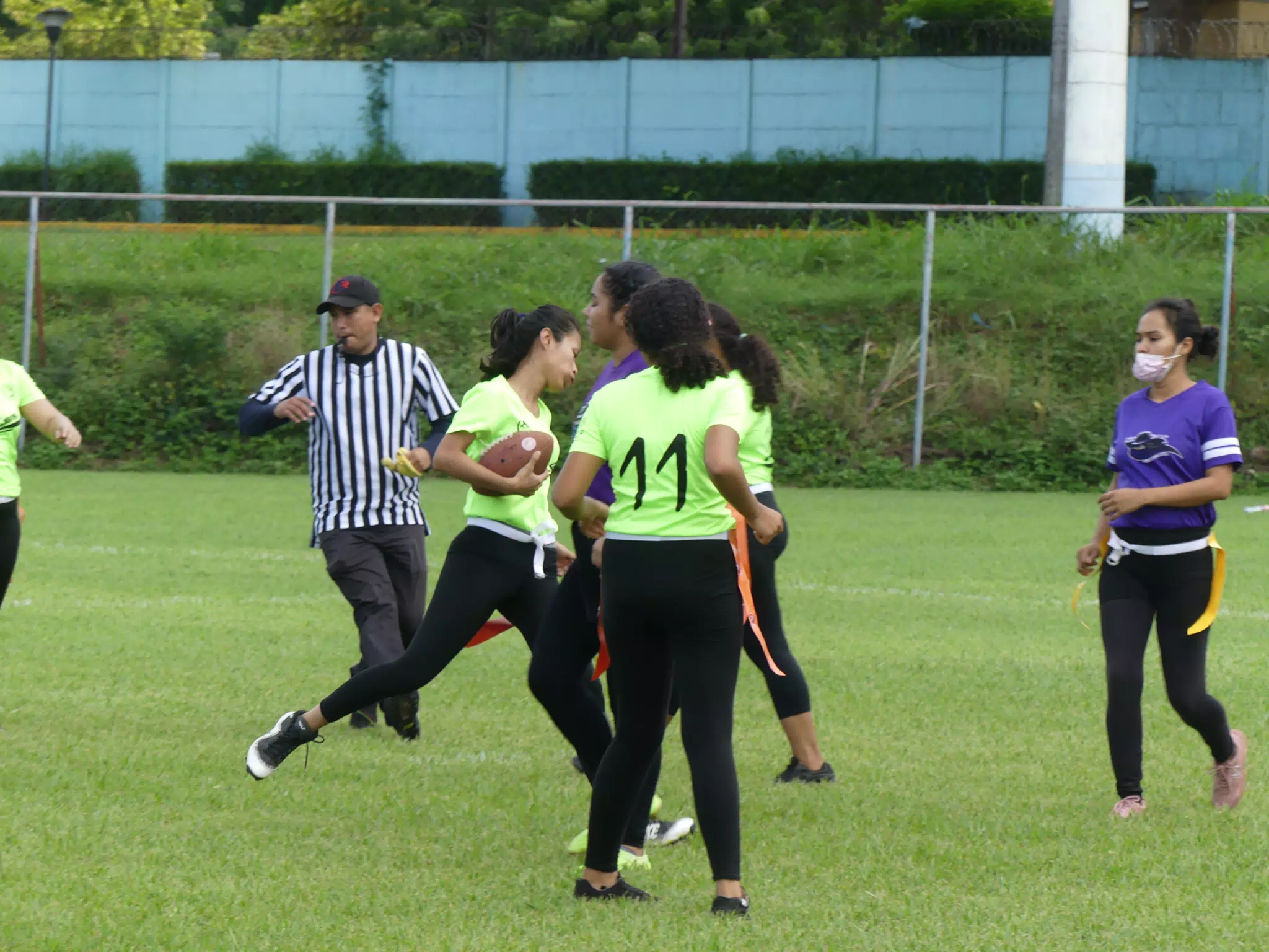 Managua Lady Eagles American Flag Football