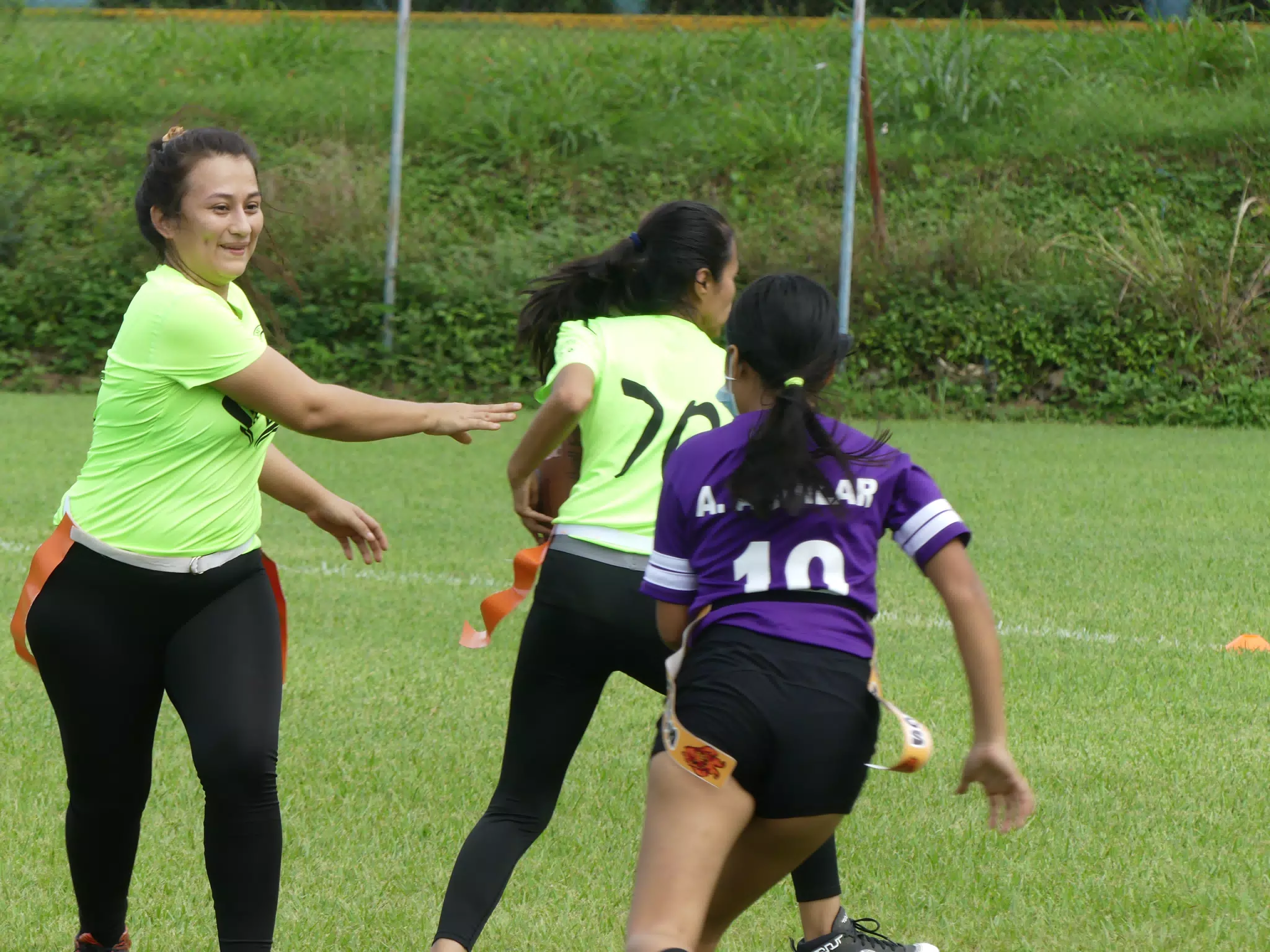 Managua Lady Eagles American Flag Football