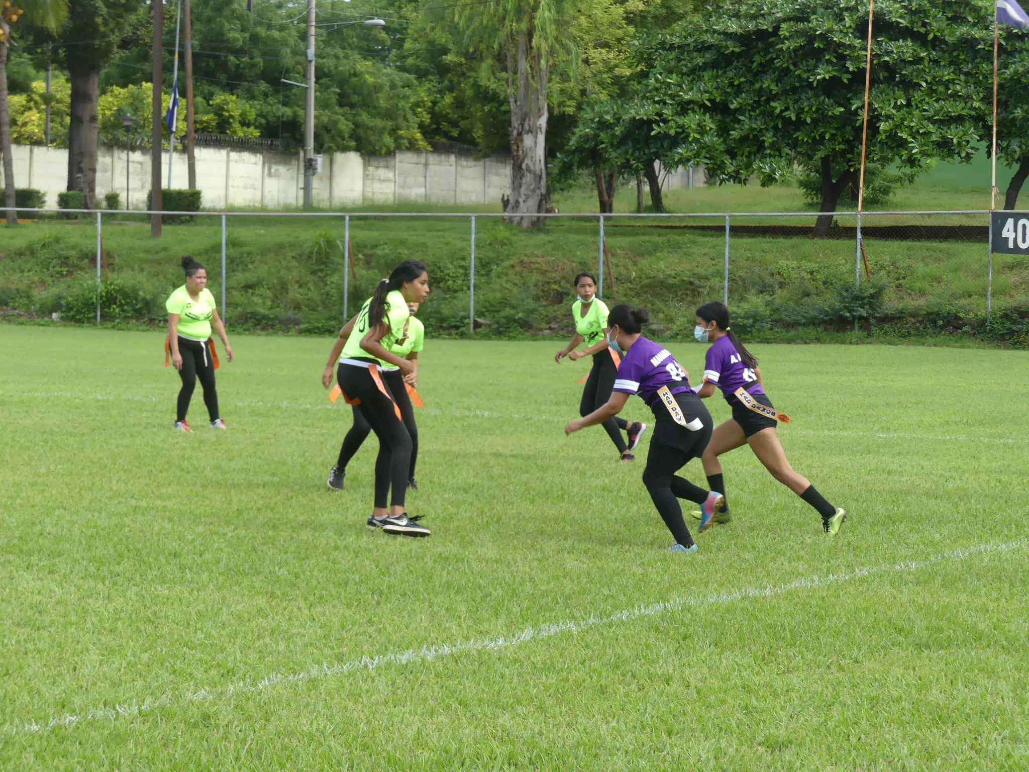 Managua Lady Eagles American Flag Football