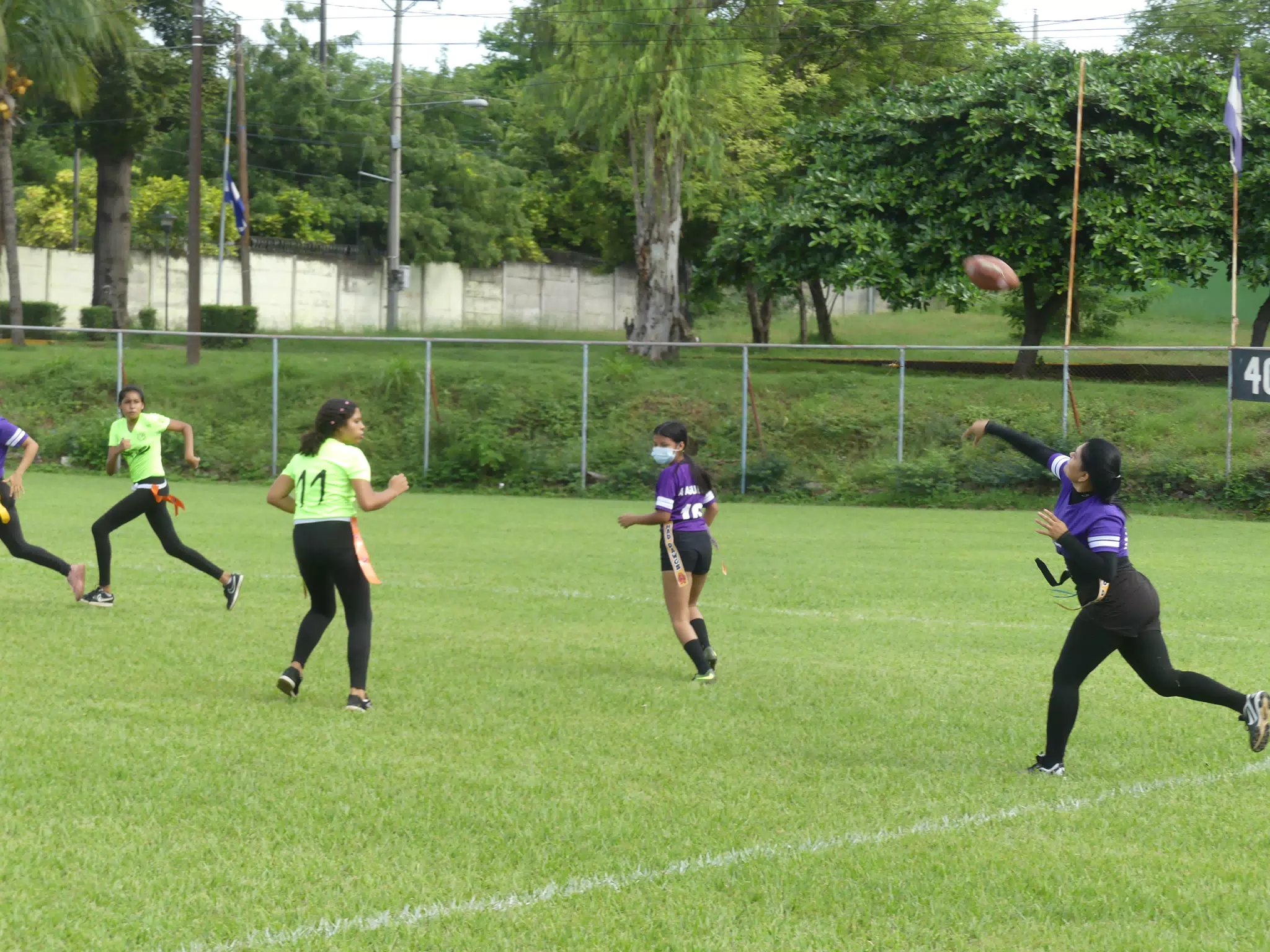 Managua Lady Eagles American Flag Football