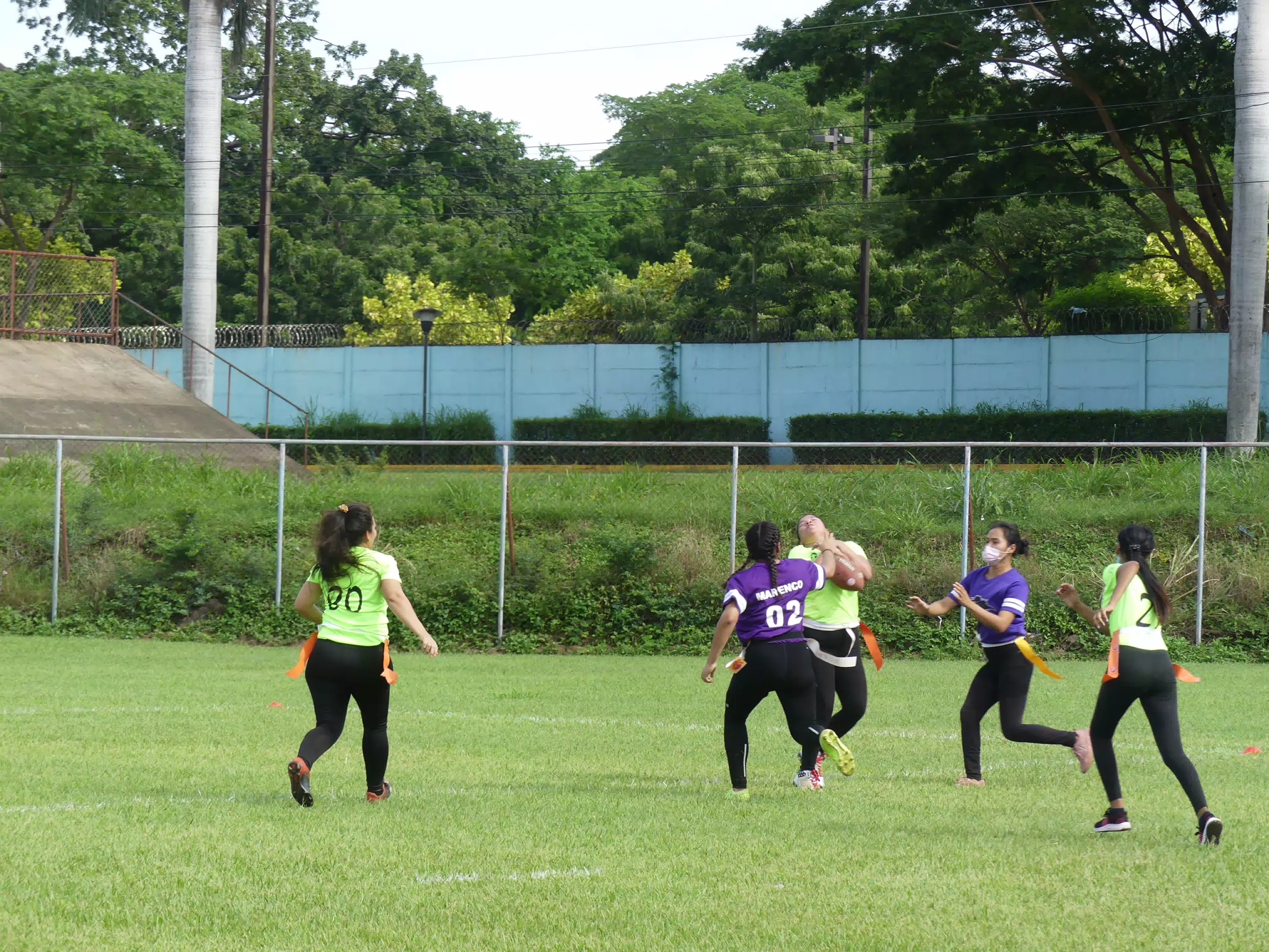 Managua Lady Eagles American Flag Football