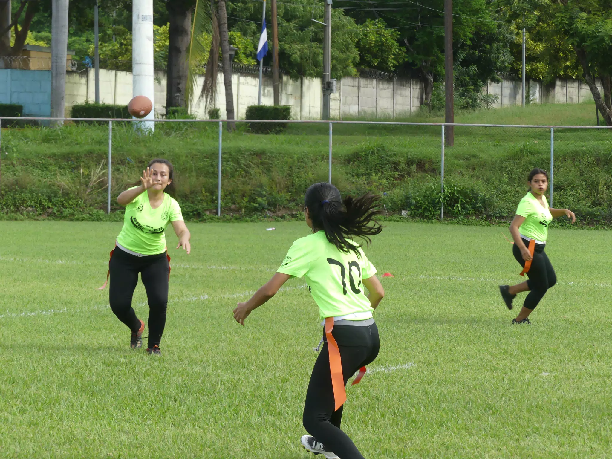 Managua Lady Eagles American Flag Football
